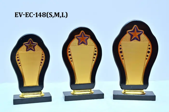 Star design award plaque collection